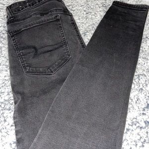 American Eagle black skinny jeans